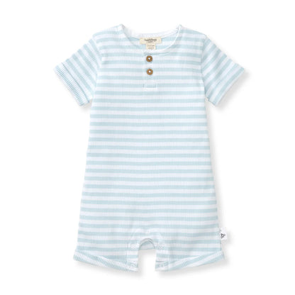 Rib Stripe Romper