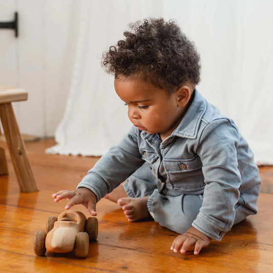 Acid Wash Infant Jumpsuit