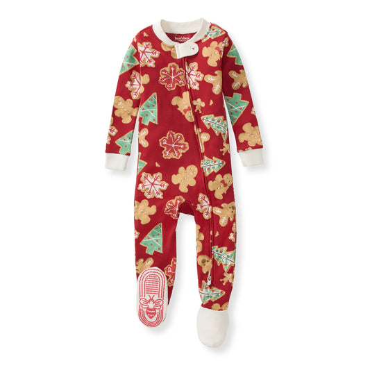 Gingerbread Footie PJs