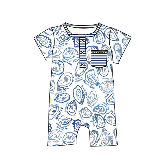 Oyster Shortie Romper