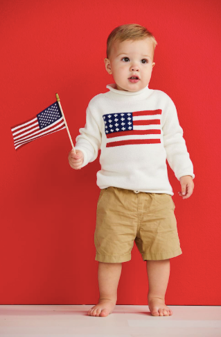 Flag Roll Neck Sweater