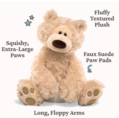Gund Philbin Teddy Bear, beige