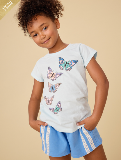 Butterfly Flurry Graphic Tee