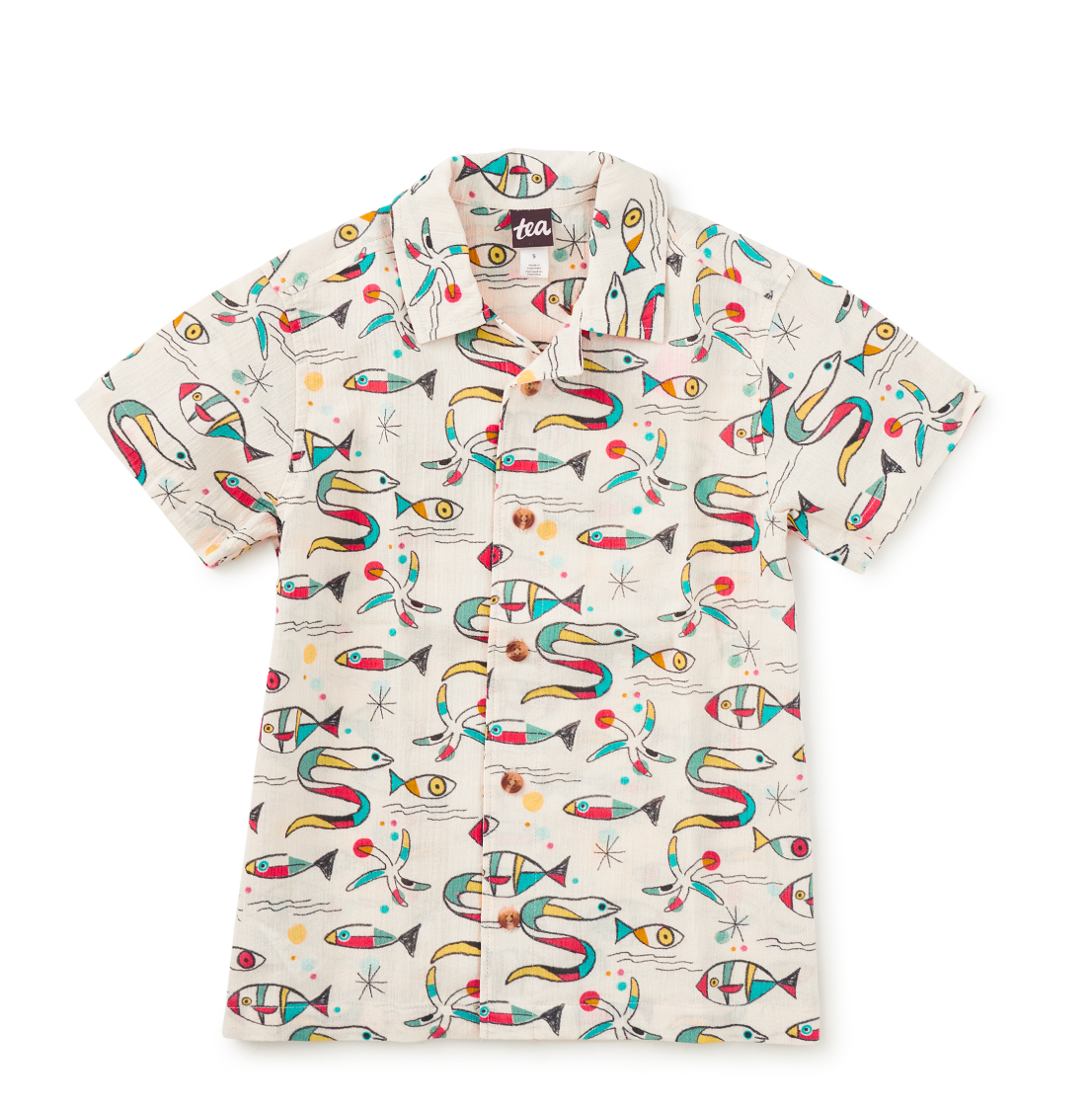 Printed Camp Shirt- Mar de Miro