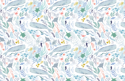 Ocean Life Angel Dress with Bloomer