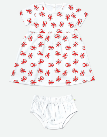 Lobster Angel Dress with Bloomer