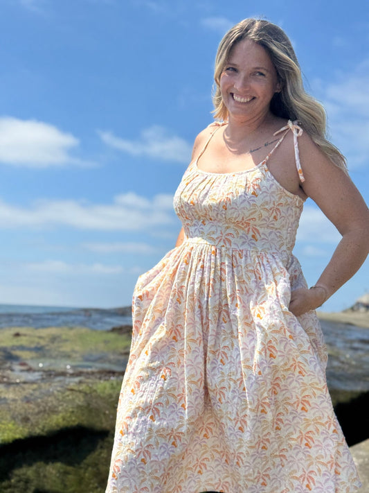 Evelyn Dress- Palms