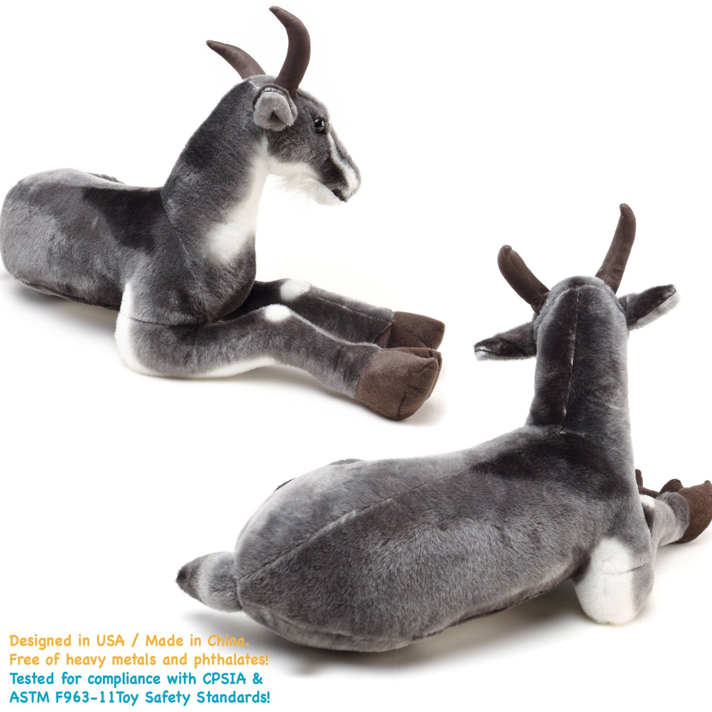 Samuel The Pygmy Goat | 27 Inch Stuffed Animal Plush