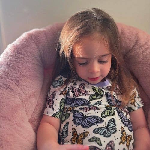 Butterfly Bamboo Two Piece Pajamas