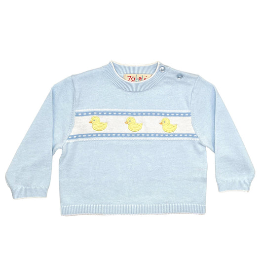 Lightweight Duck Knit Sweater - 2 Colors!