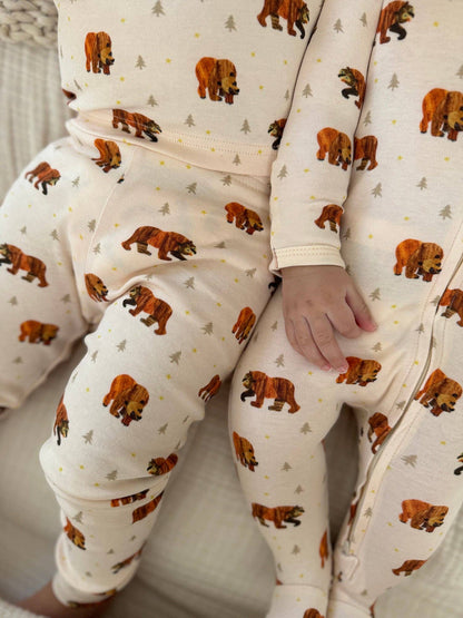 Brown Bear | Kids' Organic PJ Set