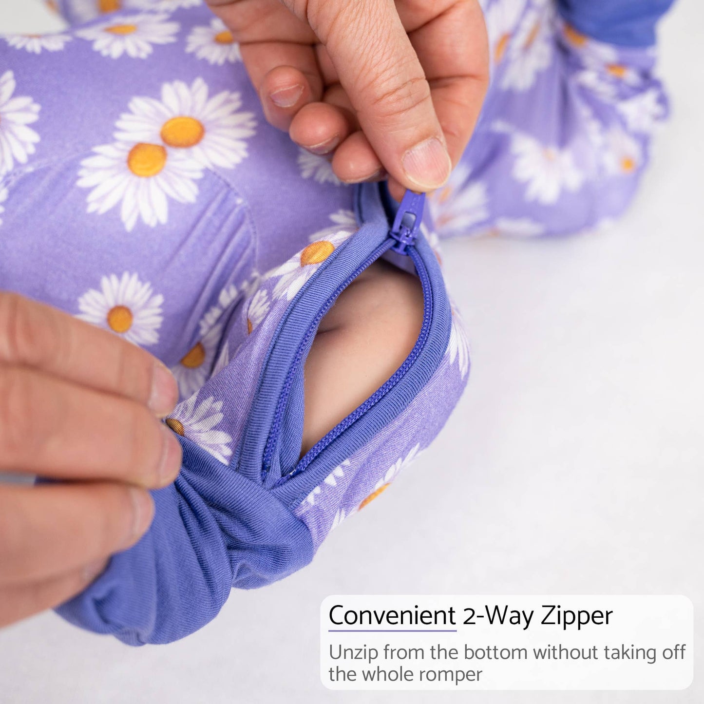 Beautiful Daisy Baby Bamboo Pajamas