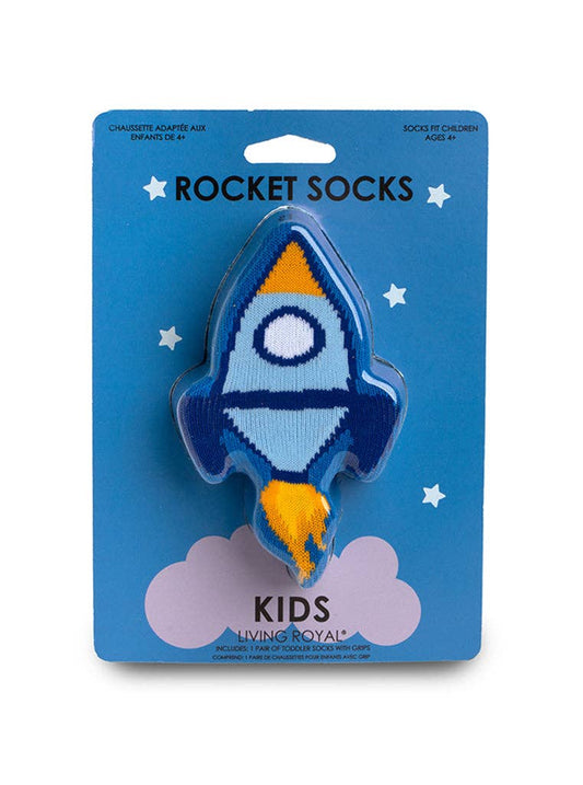 Rocket Ship Socks