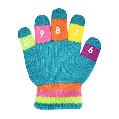 Boys/Girls Stretch Number Gloves