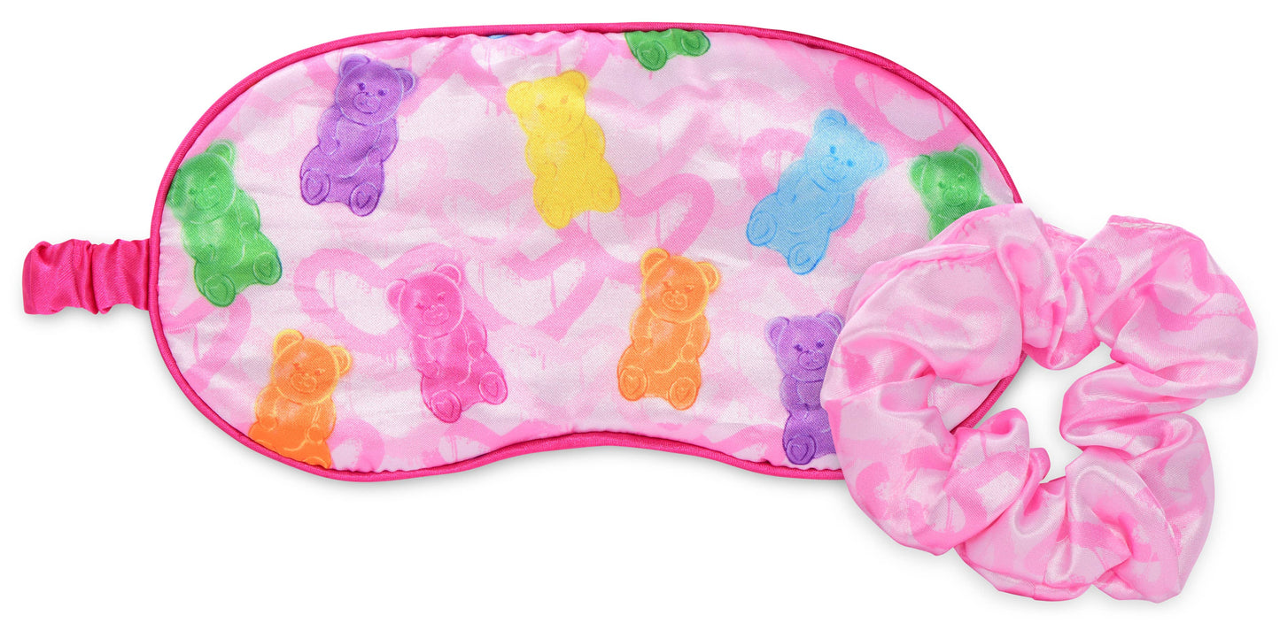 BEARY SWEET EYE MASK & SCRUNCHIE SET