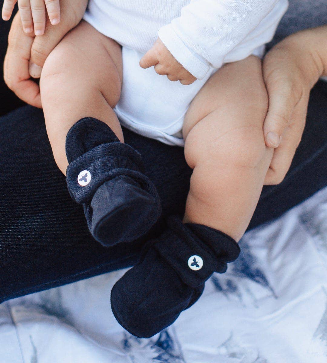 Organic Cotton Baby Booties