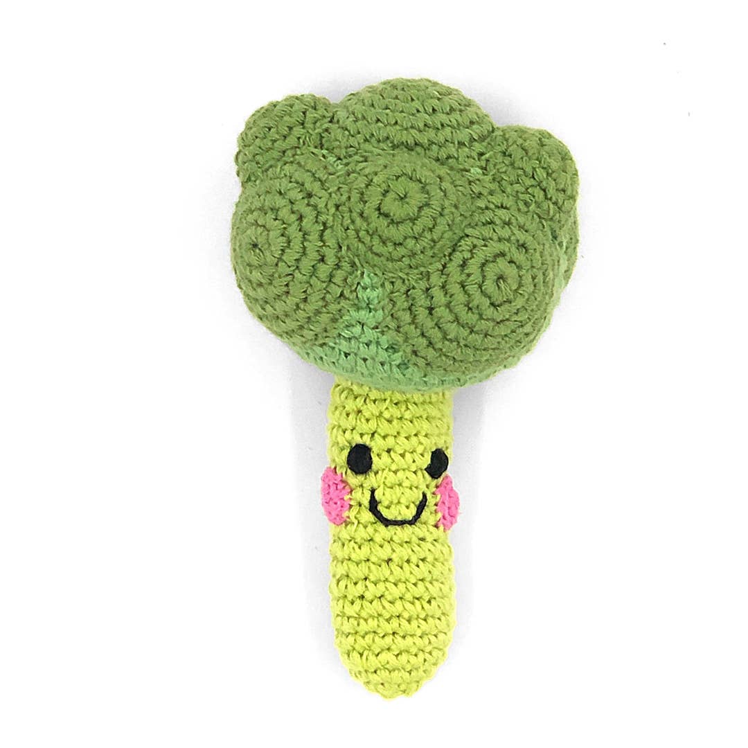 Pretend Play Food Rattle - Broccoli