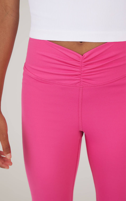 Girls Lux Everyday Waist Band Ruching Flared Pant