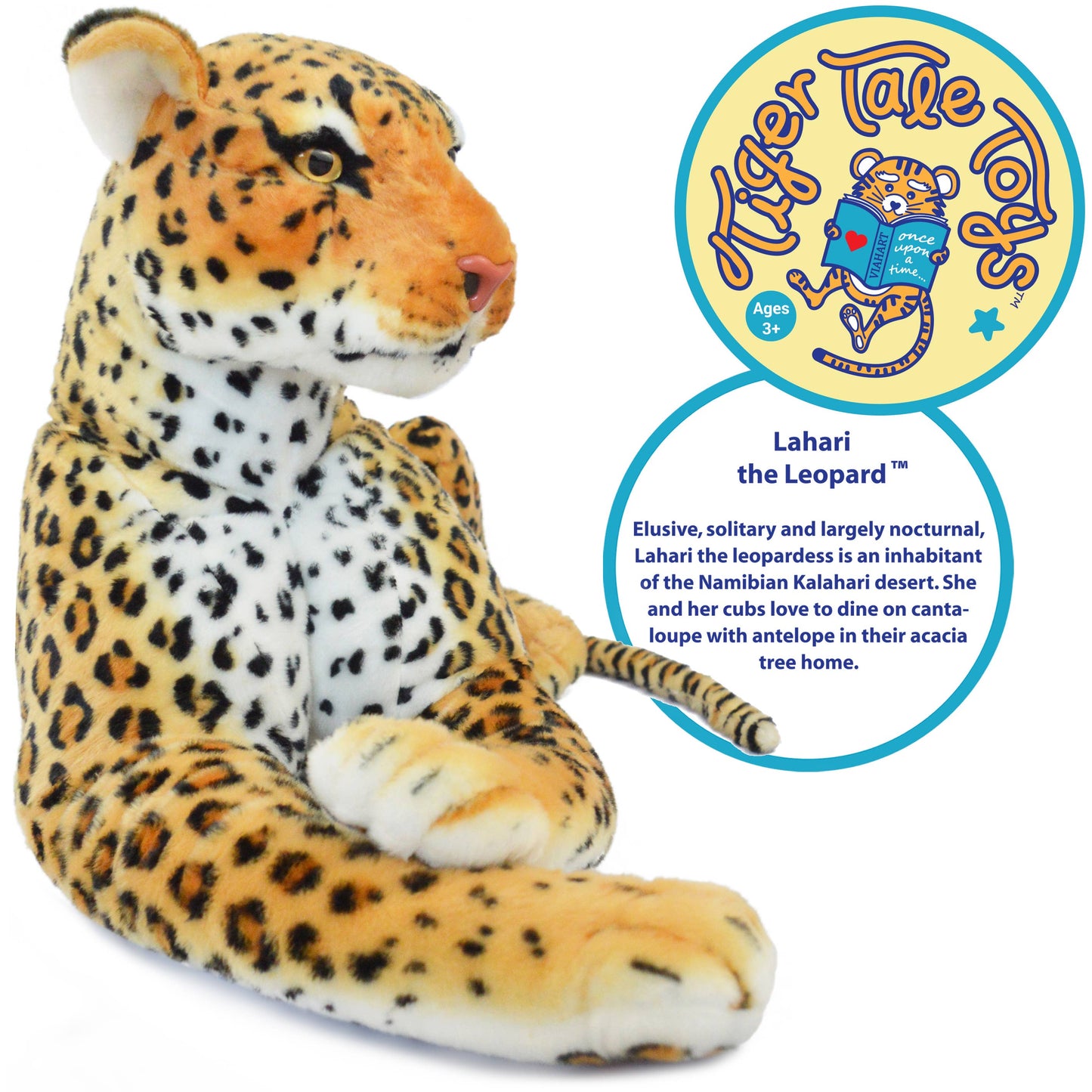 Lahari The Leopard | 42 Inch Stuffed Animal Plush