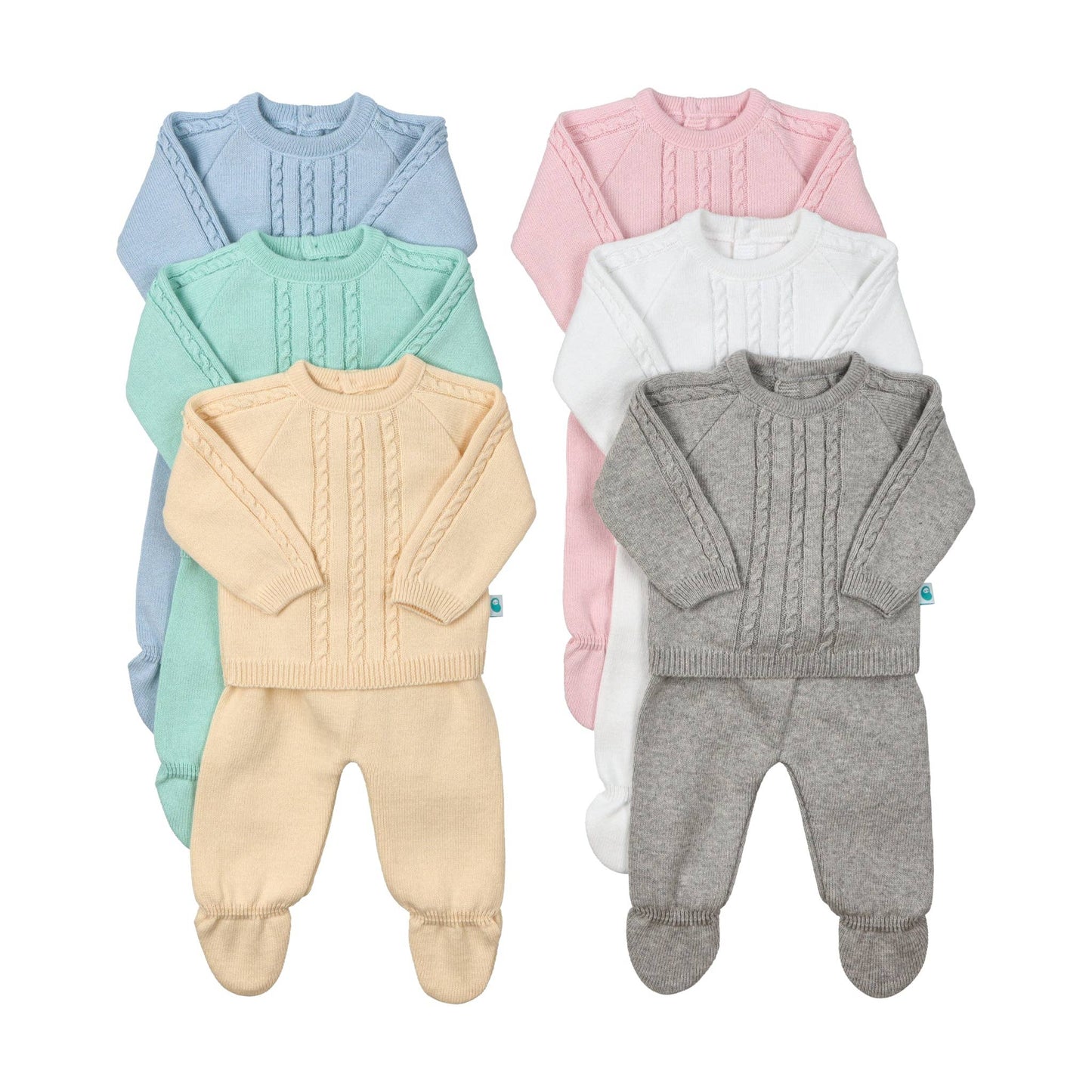 Baby Cotton Knitted Sweater and Pants Set