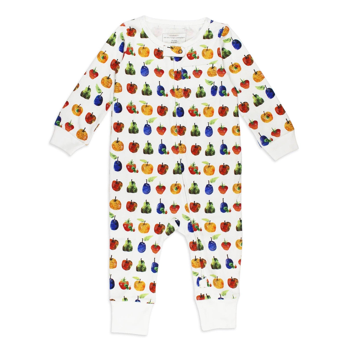 Fruit | Organic Zipper Romper