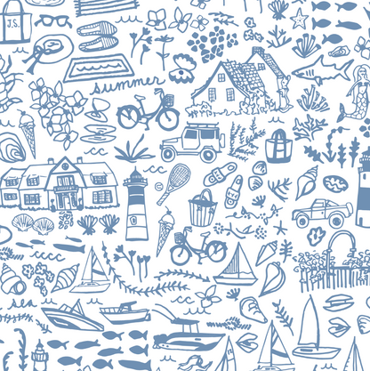 Seaside Large Travel Pouch