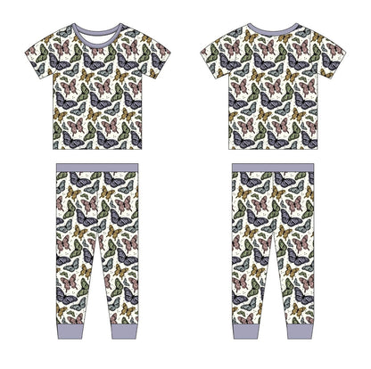 Butterfly Bamboo Two Piece Pajamas