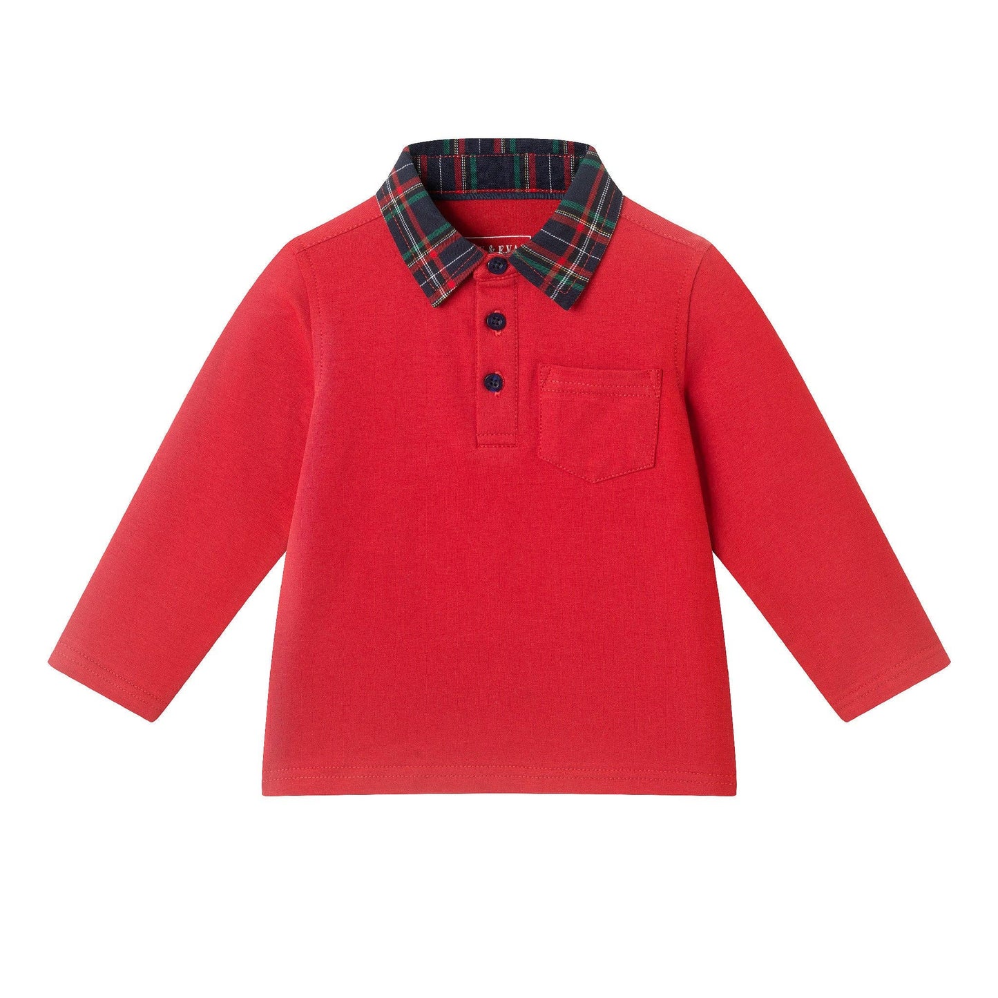 Infant Polo Shirt & Jogger Holiday Set | Red
