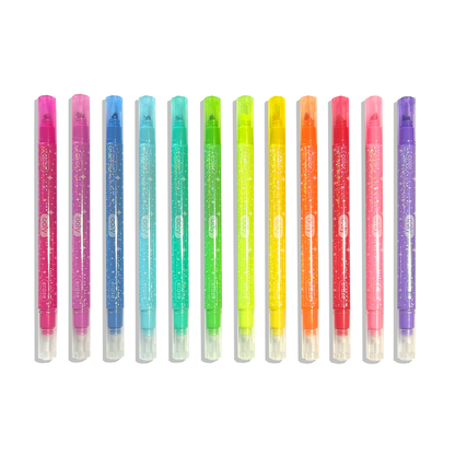 Make no Mistake! Glittery Erasable Markers (Set of 12)