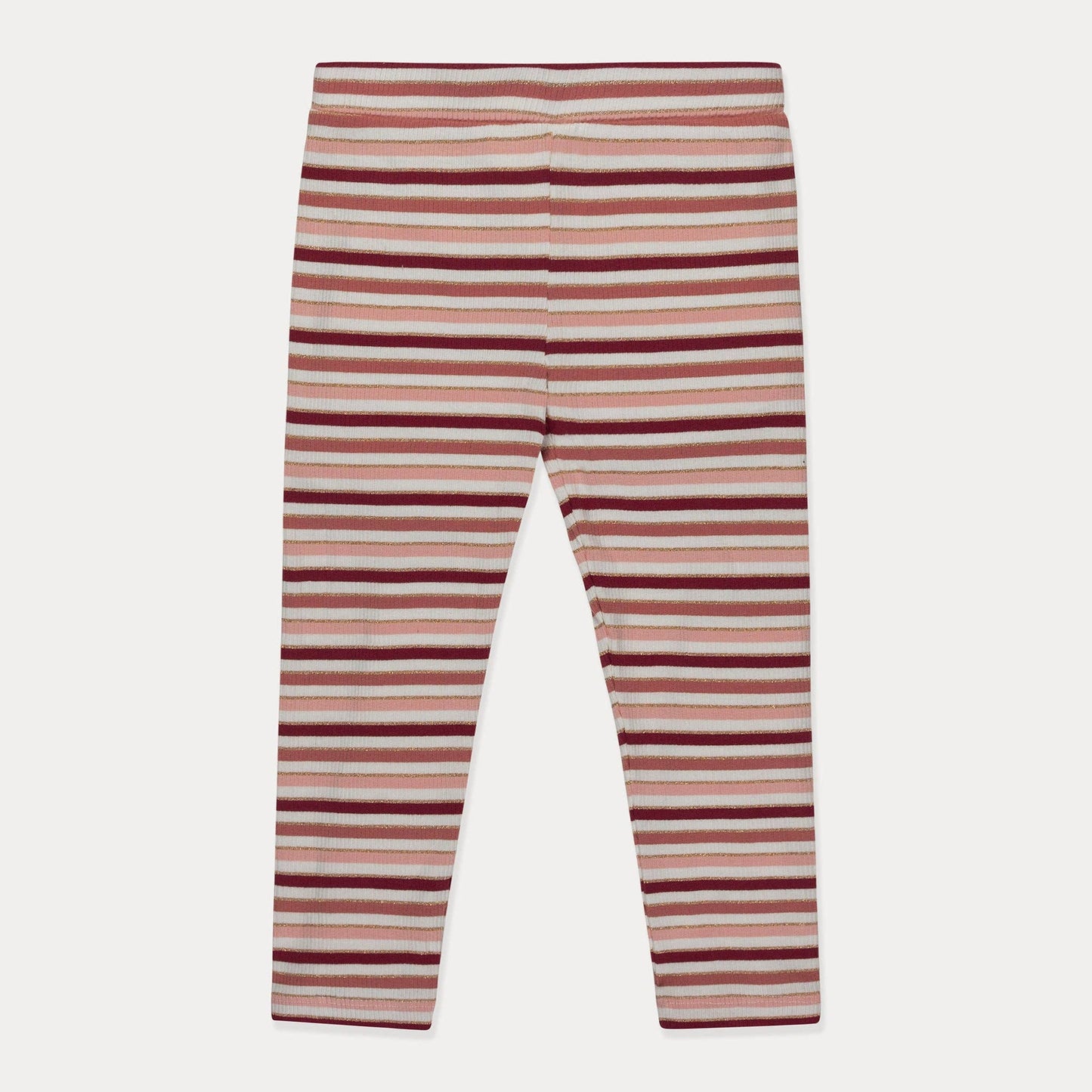 Ribbed Cotton, Purple Stripe Leggins