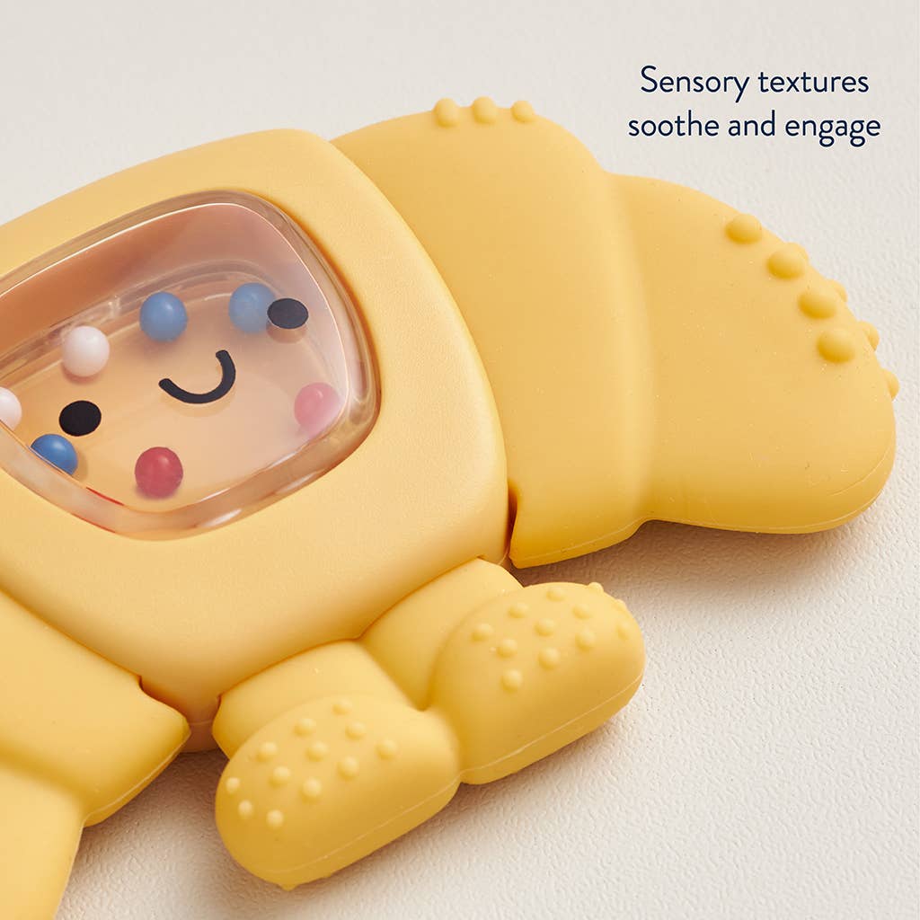 *NEW OPTION* Sweetie Shake Plus™ - Teething + Rattle Toy: Croissant