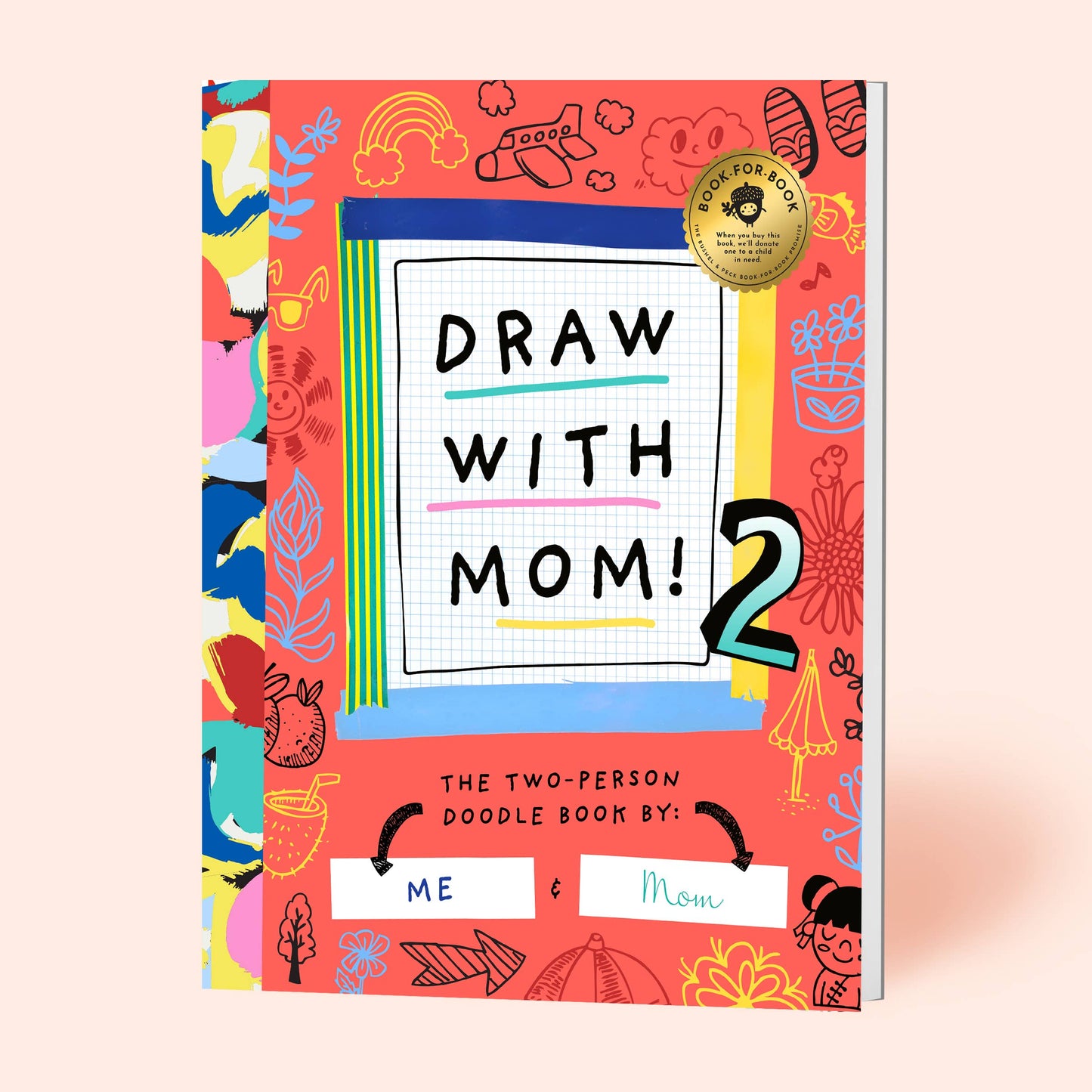 Draw With Mom 2! (Kids Doodle Coloring Book)