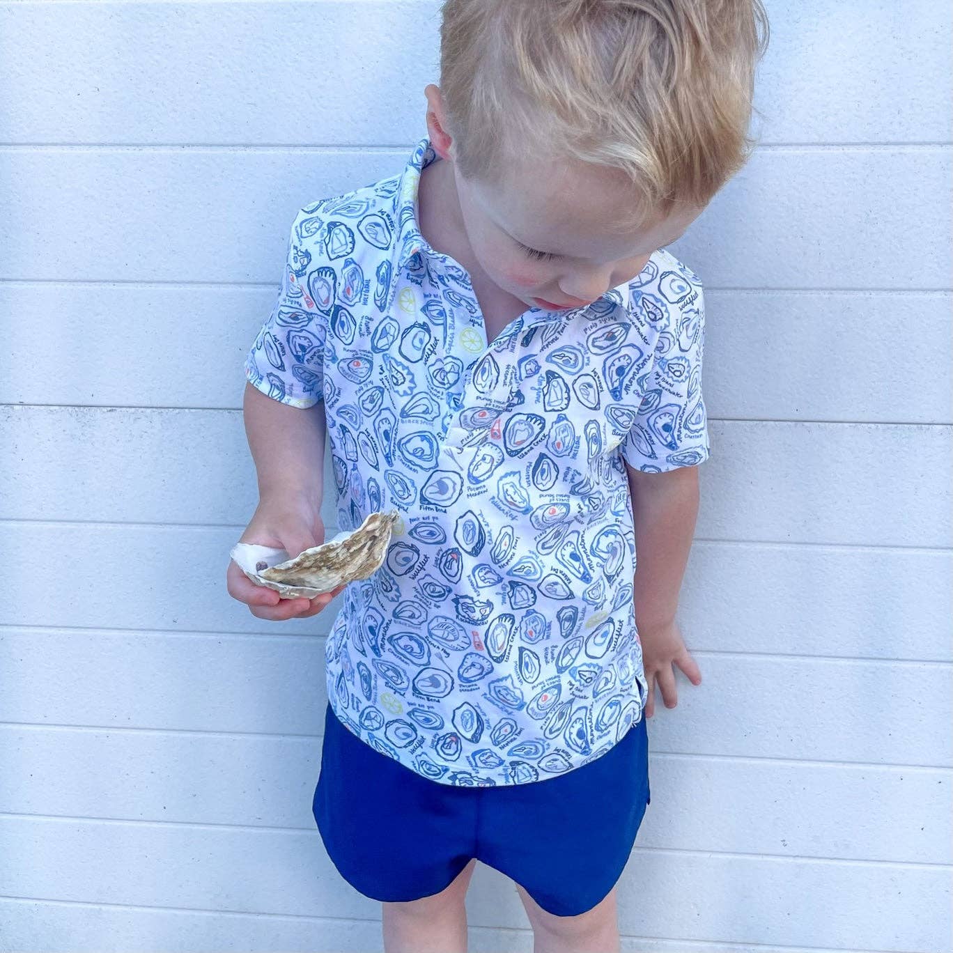 Oysters Boy's Polo Shirt