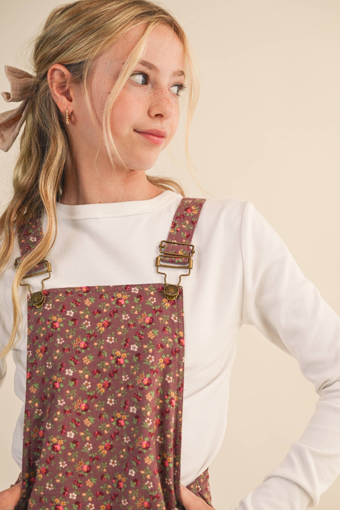 Autumn Floral Overalls