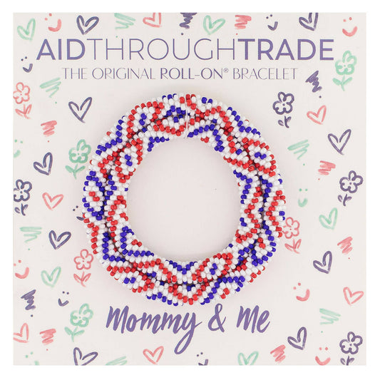 Mommy & Me Roll-On® Bracelets Americana - Set of 2