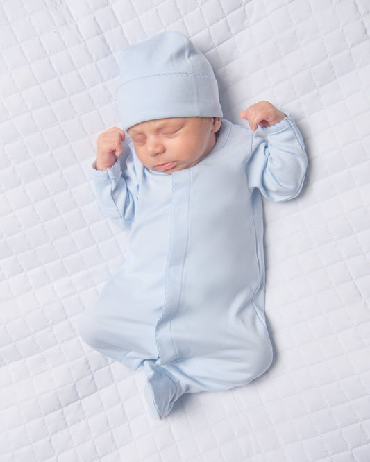Essentials Solid Blue Footie