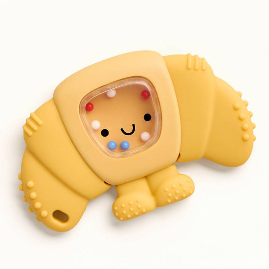 *NEW OPTION* Sweetie Shake Plus™ - Teething + Rattle Toy: Croissant