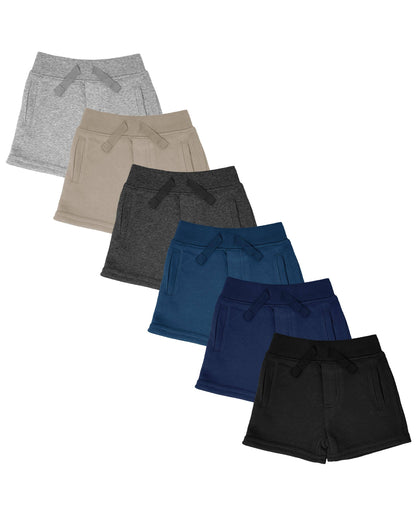 French Terry Cotton Shorts