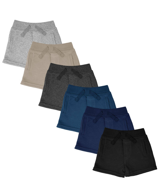 French Terry Cotton Shorts