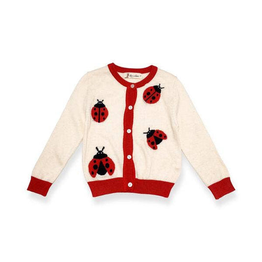 Ladybug Wooly Cardigan