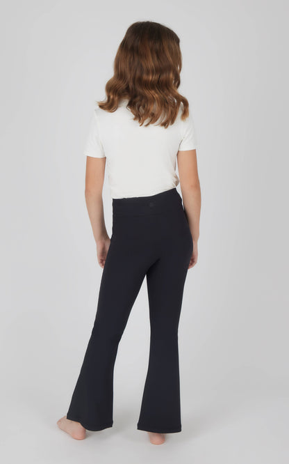 Girls Rib Everyday High Rise Flare Pants