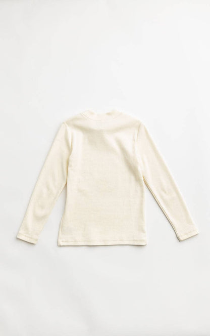 Vanilla Cream Neck Tie Top