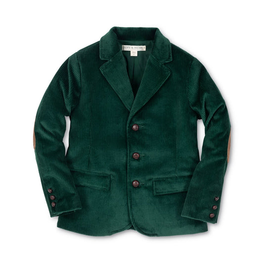 Organic Corduroy Blazer with Elbow Patches