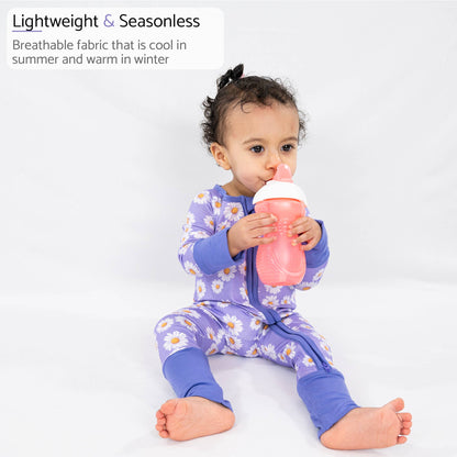 Beautiful Daisy Baby Bamboo Pajamas