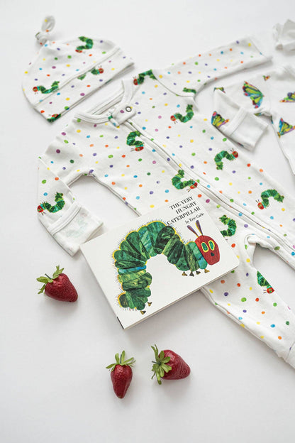 Caterpillar | Organic Zipper Footie