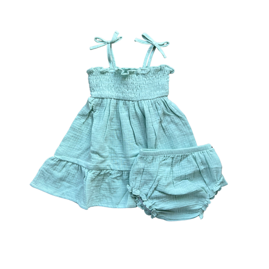 Baby Tiered Gauze Dress