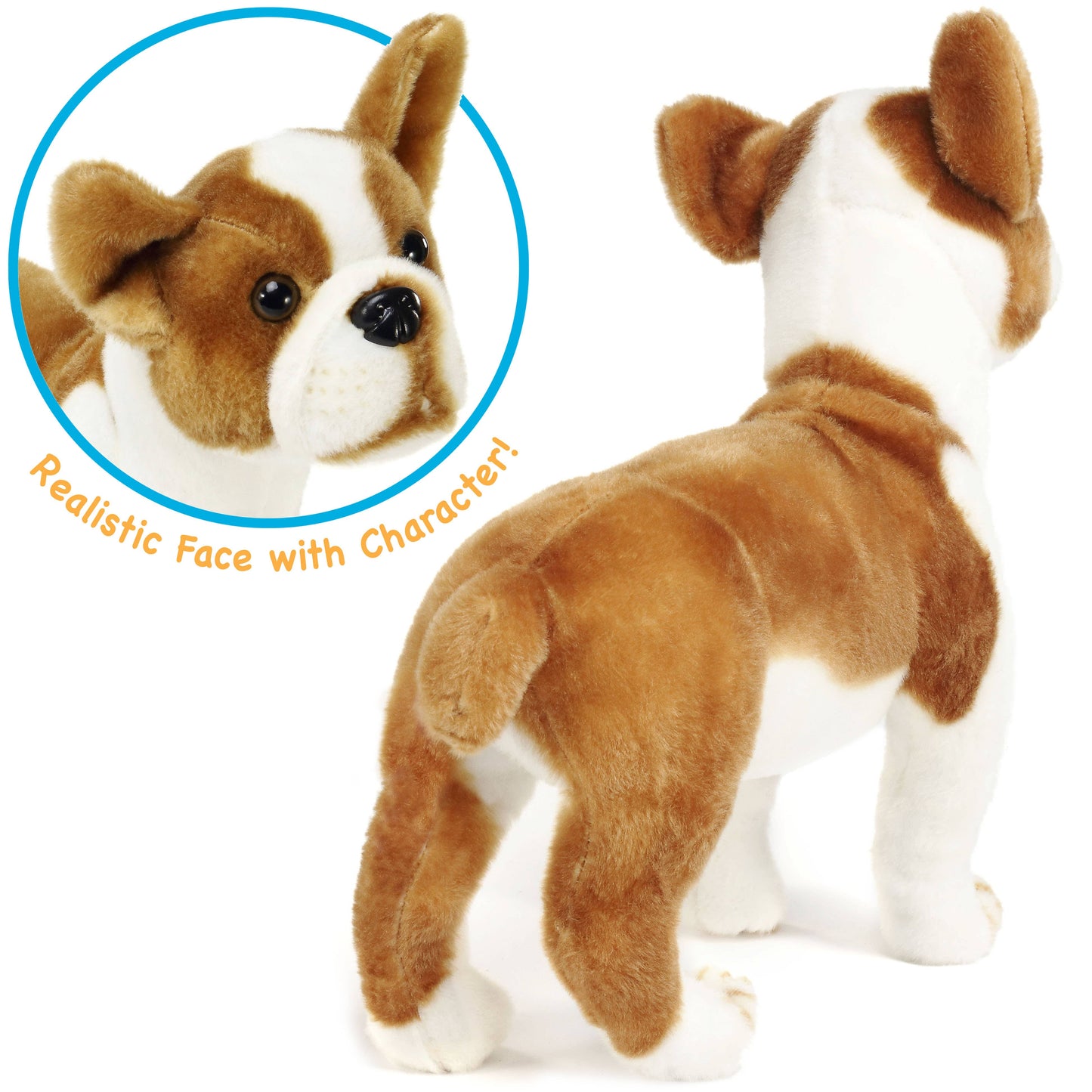 Bobby The Boston Terrier| 15 Inch Stuffed Animal Plus