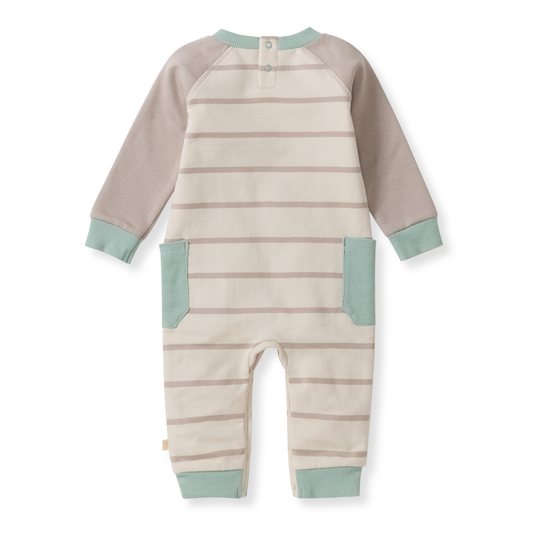 Basic Stripe Baby Boy Jumpsuit
