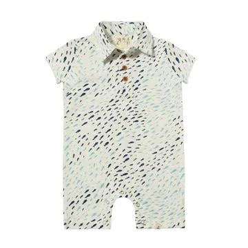 Swimmin' Fishies Polo Romper