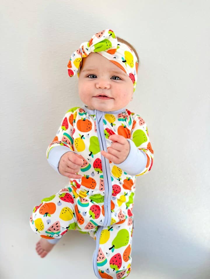 Summer Fruits Bamboo Zippy Pajamas